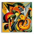 Wandbild Musik abstrakt Kunstdruck auf Leinwand | Wandbild Galerie