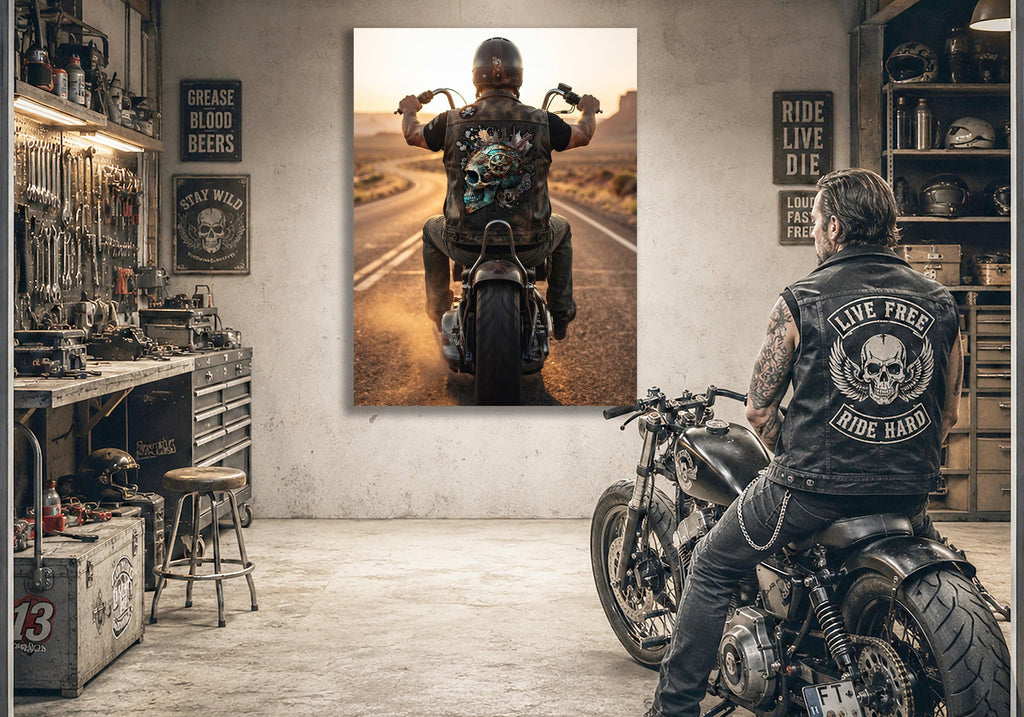 RockergarageKopie_30439d16-cd51-487f-bd69-0cbd8da1725f - Wandbild Galerie