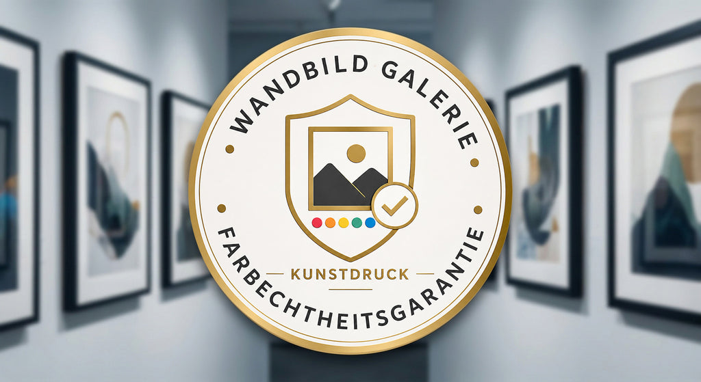 Wandbild Boho Art Mond Blätter Federn Mystisch Beige Braun Kunstdruck auf Leinwand