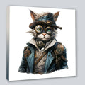 Wandbild Kater 6 im Stil Steampunk Kunstdruck auf Leinwand | Wandbild Galerie