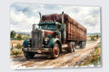 Wandbild Truck America 6 Kunstdruck auf Leinwand | Wandbild Galerie