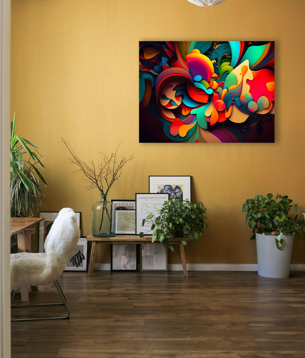 Wandbild Abstrakte Farbwelt Nr. 1
