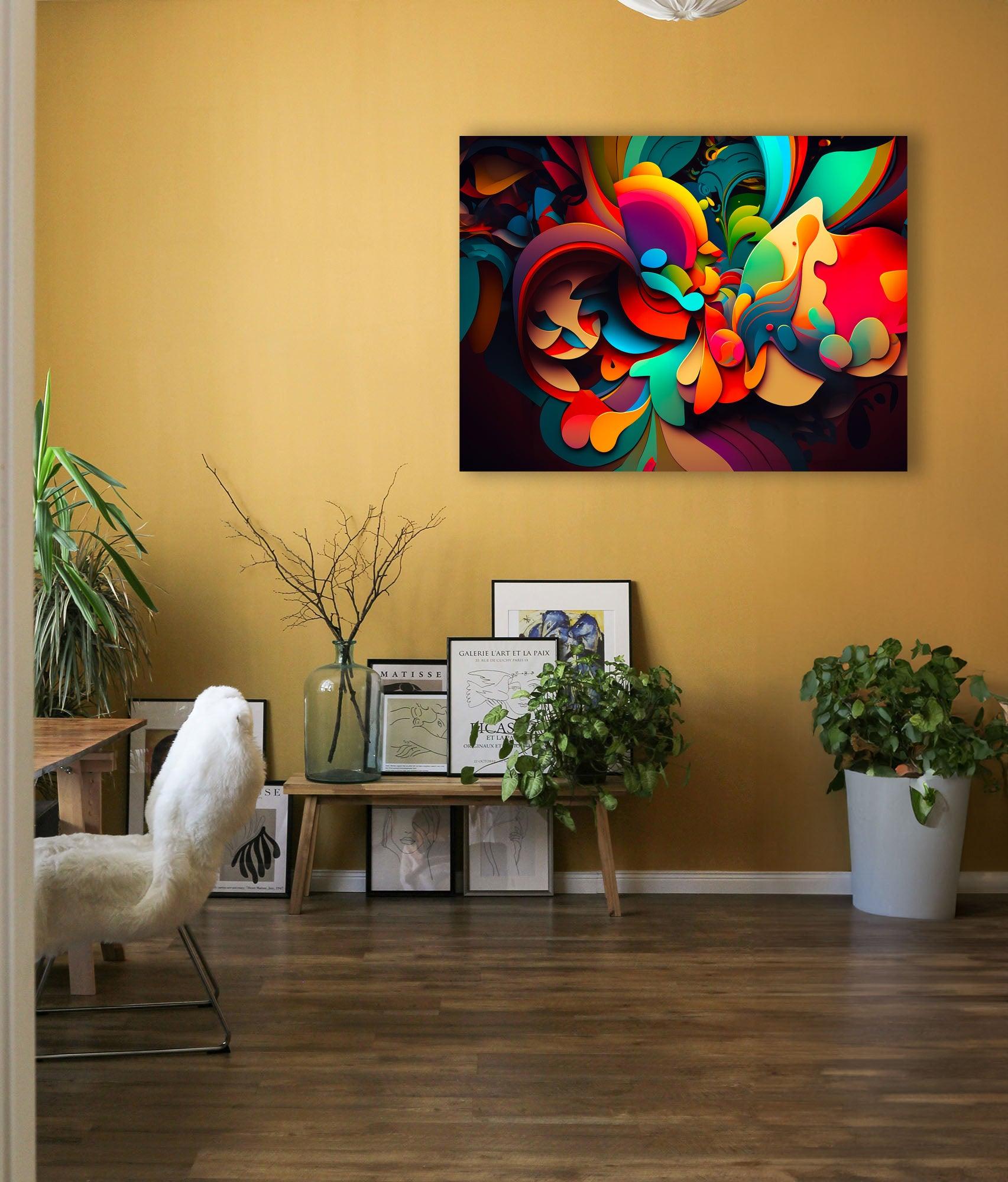 Wandbild Abstrakte Farbwelt Nr. 1