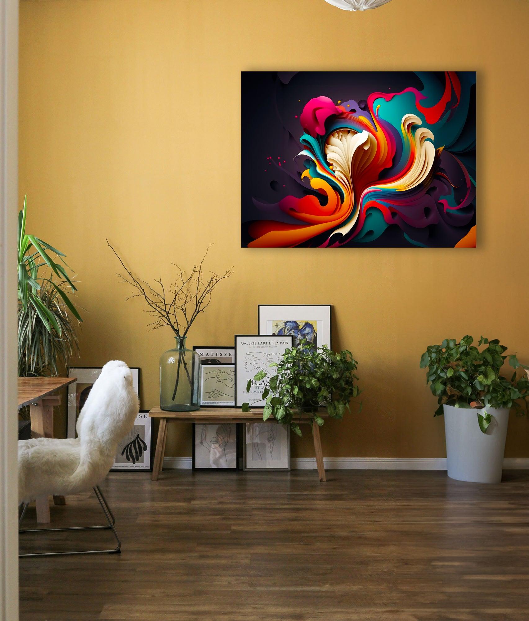 Wandbild Abstrakte Farbwelt Nr. 14