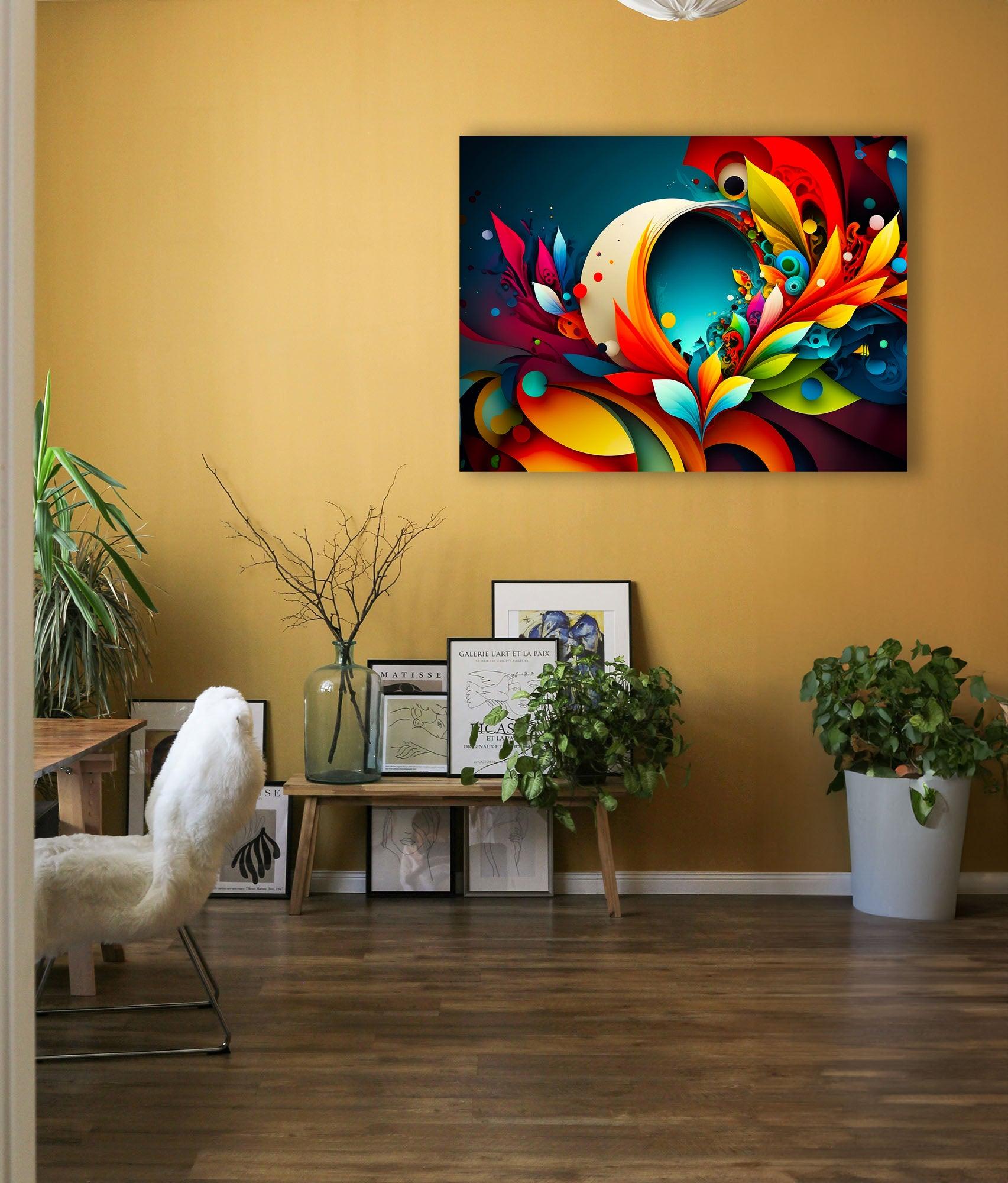 Wandbild Abstrakte Farbwelt Nr. 3