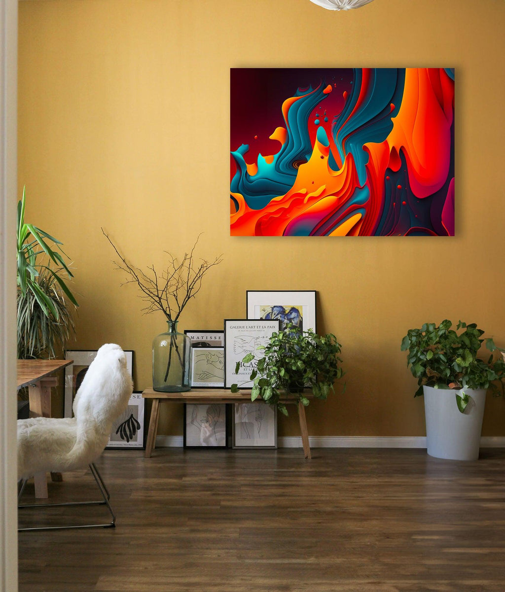 Wandbild Abstrakte Farbwelt Nr. 4