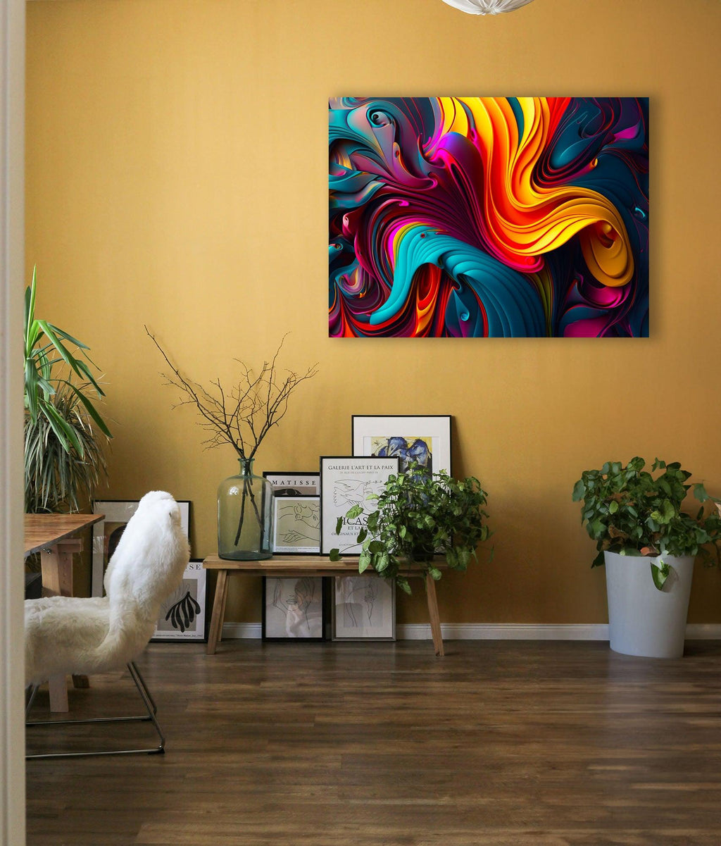 Wandbild Abstrakte Farbwelt Nr. 8