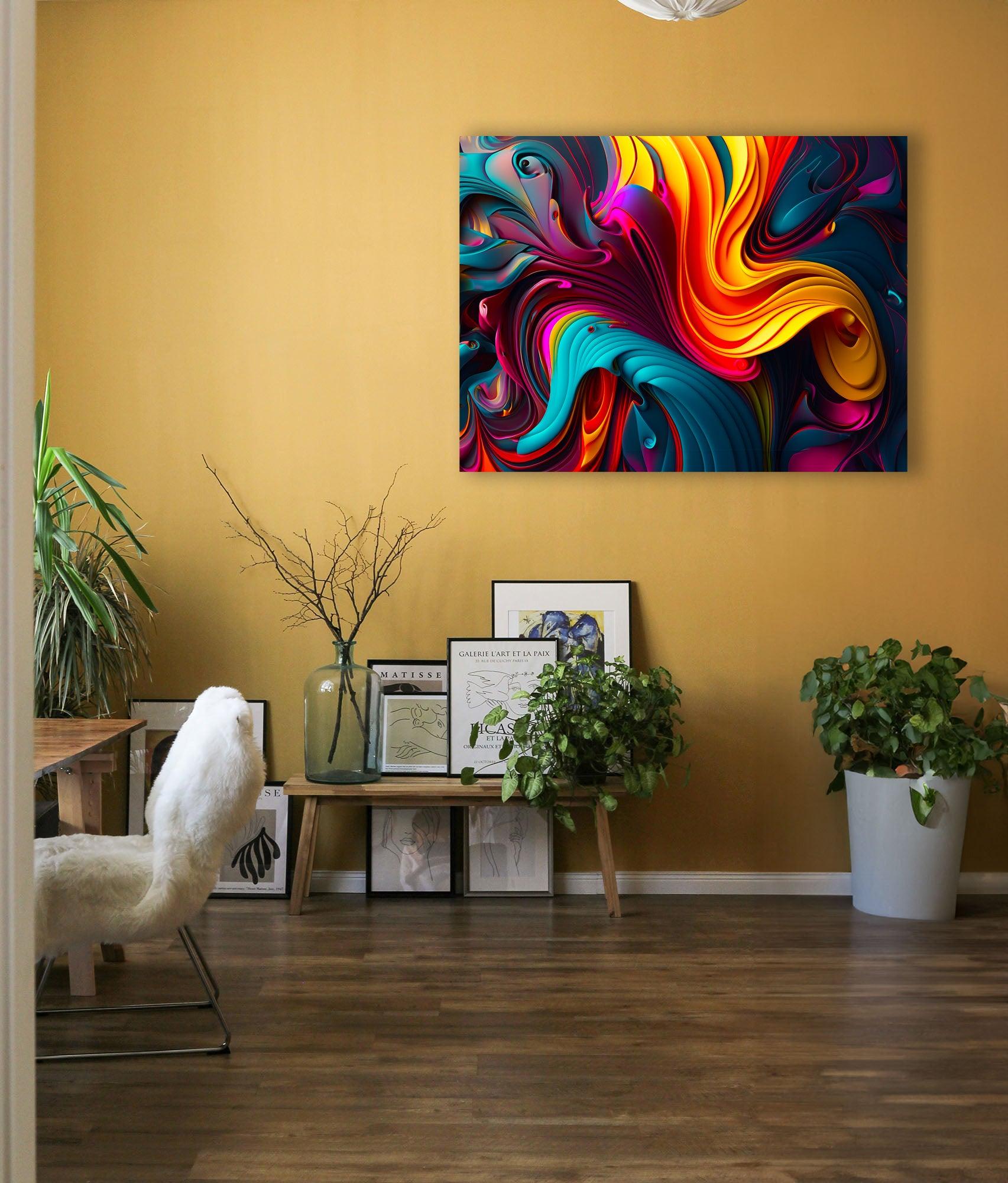 Wandbild Abstrakte Farbwelt Nr. 8