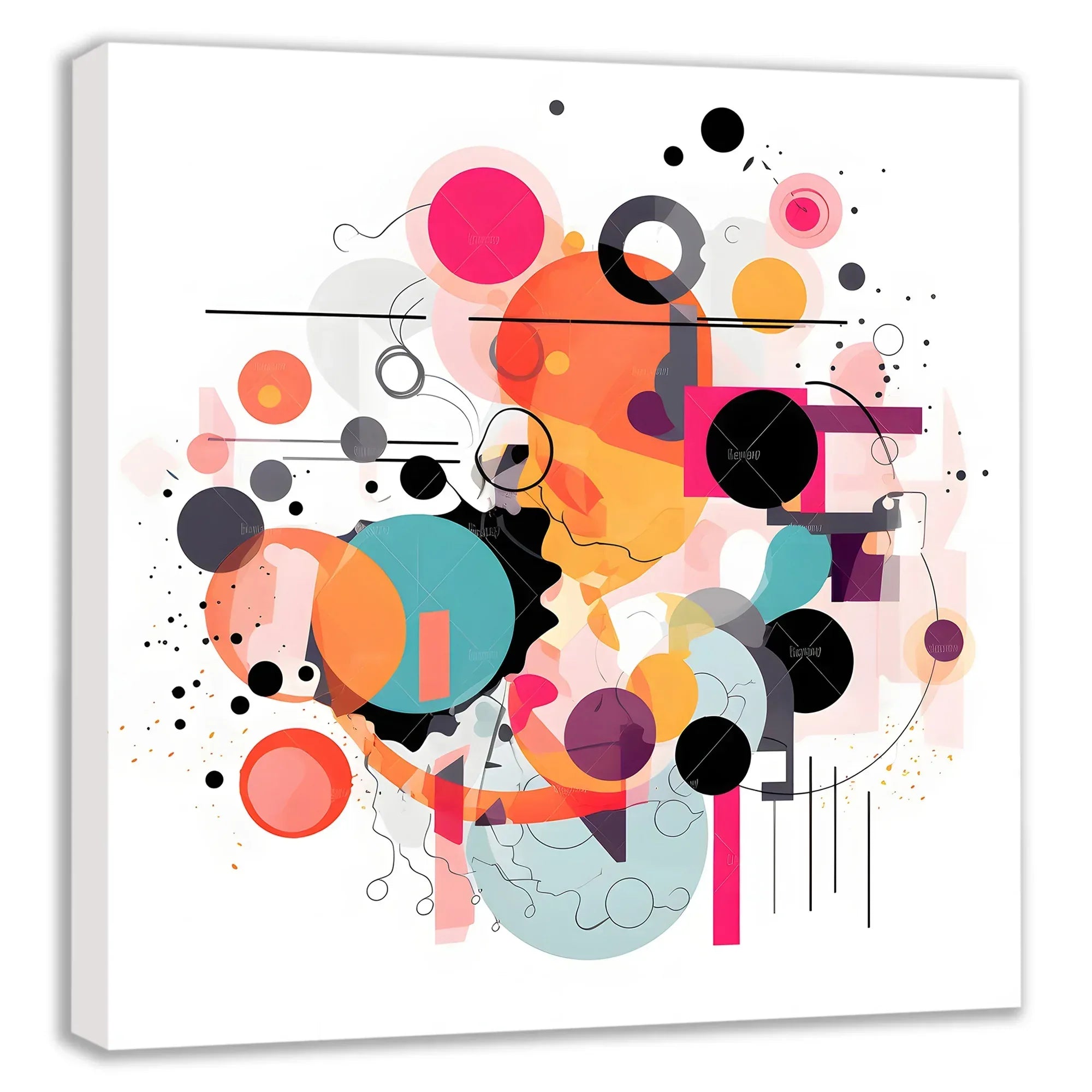 Abstract Art 8 Wandbild Kunstdruck auf Leinwand | Wandbild Galerie