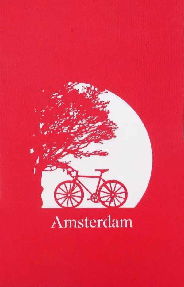 Pop Up Karte "Fahrrad Amsterdam" 3D Grußkarte, Einladung Reise & Souvenir | Wandbild Galerie