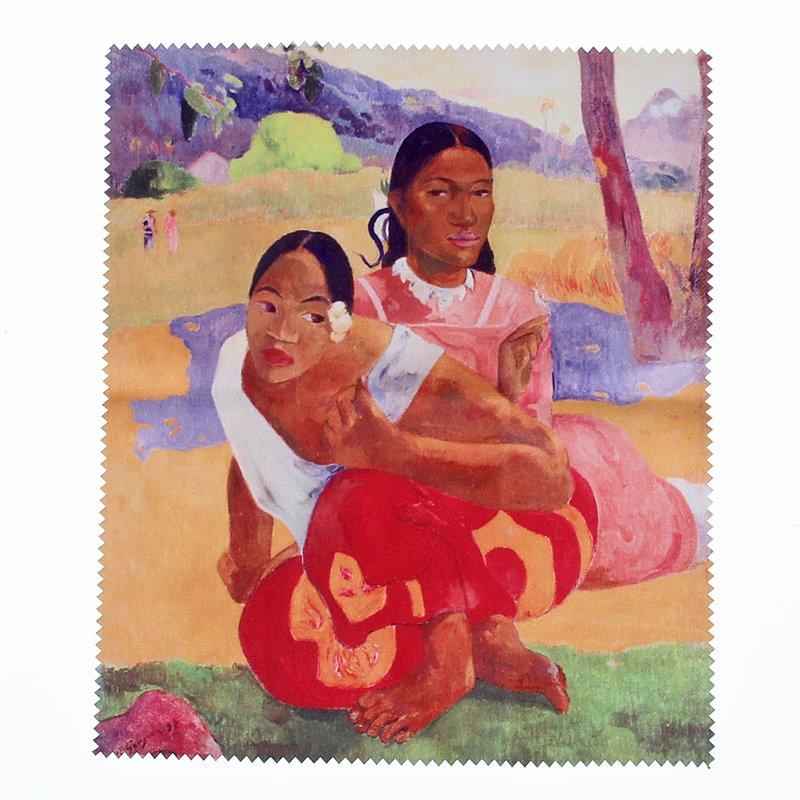 Brillenetui mit Putztuch Paul Gaugin "Wann heiratest Du" | Wandbild Galerie