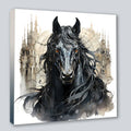 Wandbild Gothic Horse 6 Kunstdruck auf Leinwand | Wandbild Galerie