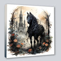 Wandbild Gothic Horse 3 Kunstdruck auf Leinwand | Wandbild Galerie