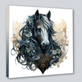Wandbild Gothic Horse 41 Kunstdruck auf Leinwand | Wandbild Galerie