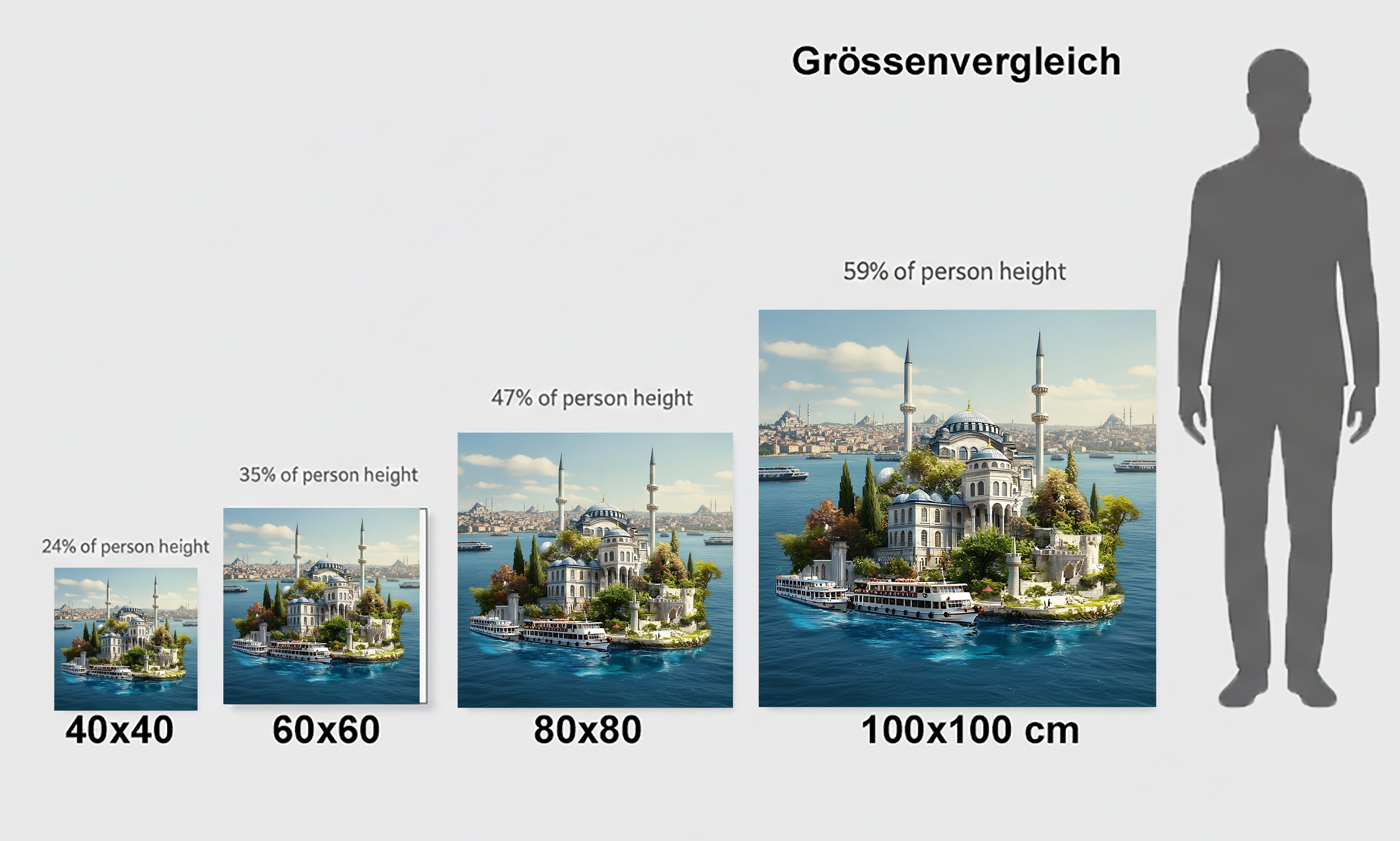 Moschee in der Türkei 7 Wandbild Kunstdruck auf Leinwand
