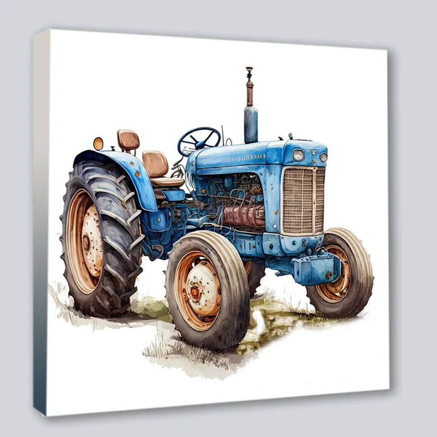 Wandbild Traktor alt 8 Kunstdruck auf Leinwand direkt zum Aufhängen | Wandbild Galerie