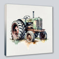 Wandbild Traktor alt 7 Kunstdruck auf Leinwand direkt zum Aufhängen | Wandbild Galerie