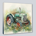 Wandbild Traktor alt 5 Kunstdruck auf Leinwand direkt zum Aufhängen | Wandbild Galerie