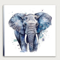 Elefant 3 Wandbild Kunstdruck auf Leinwand | Wandbild Galerie