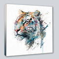 Wandbild Tiger 9 Kunstdruck auf Leinwand direkt zum Aufhängen | Wandbild Galerie