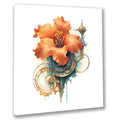 Wandbild Blumen 6 Steampunk Kunstdruck auf Leinwand | Wandbild Galerie