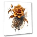 Wandbild Rosen 2 Steampunk Kunstdruck auf Leinwand direkt zum Aufhängen | Wandbild Galerie