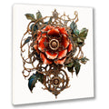 Wandbild Rosen 4 Steampunk Kunstdruck auf Leinwand direkt zum Aufhängen | Wandbild Galerie