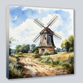 Wandbild Windmühle 3 Kunstdruck auf Leinwand direkt zum Aufhängen | Wandbild Galerie