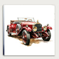 Oldtimer Auto Coupe 2 Wandbild Kunstdruck auf Leinwand | Wandbild Galerie