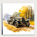 Oldtimer Auto Coupe 3 Wandbild Kunstdruck auf Leinwand | Wandbild Galerie
