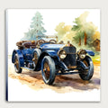 Oldtimer Auto Coupe 8 Wandbild Kunstdruck auf Leinwand | Wandbild Galerie