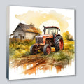 Wandbild Traktor alt 4 Kunstdruck auf Leinwand direkt zum Aufhängen | Wandbild Galerie