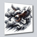 Weisskopfadler 7 Wandbild Kunstdruck auf Leinwand | Wandbild Galerie
