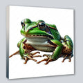 Wandbild Frosch Unke 18 Kunstdruck auf Leinwand direkt zum Aufhängen | Wandbild Galerie