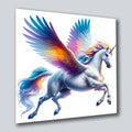 Einhorn Unicorn 12 Wandbild Kunstdruck auf Leinwand | Wandbild Galerie