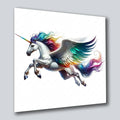 Einhorn Unicorn 13 Wandbild Kunstdruck auf Leinwand | Wandbild Galerie