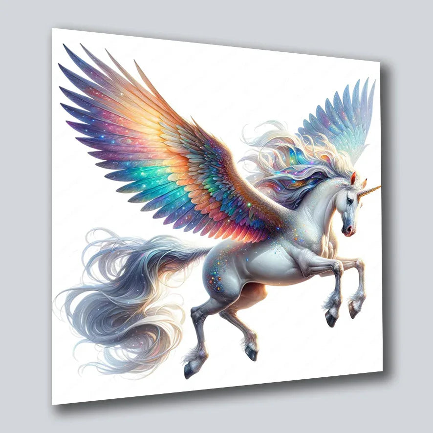 Einhorn Unicorn 9 Wandbild Kunstdruck auf Leinwand | Wandbild Galerie
