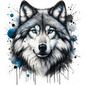 Wandbild Polarwolf Kunstdruck auf Leinwand direkt zum Aufhängen | Wandbild Galerie