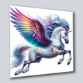 Einhorn Unicorn 76 Wandbild Kunstdruck auf Leinwand | Wandbild Galerie