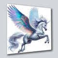 Einhorn Unicorn 6 Wandbild Kunstdruck auf Leinwand | Wandbild Galerie
