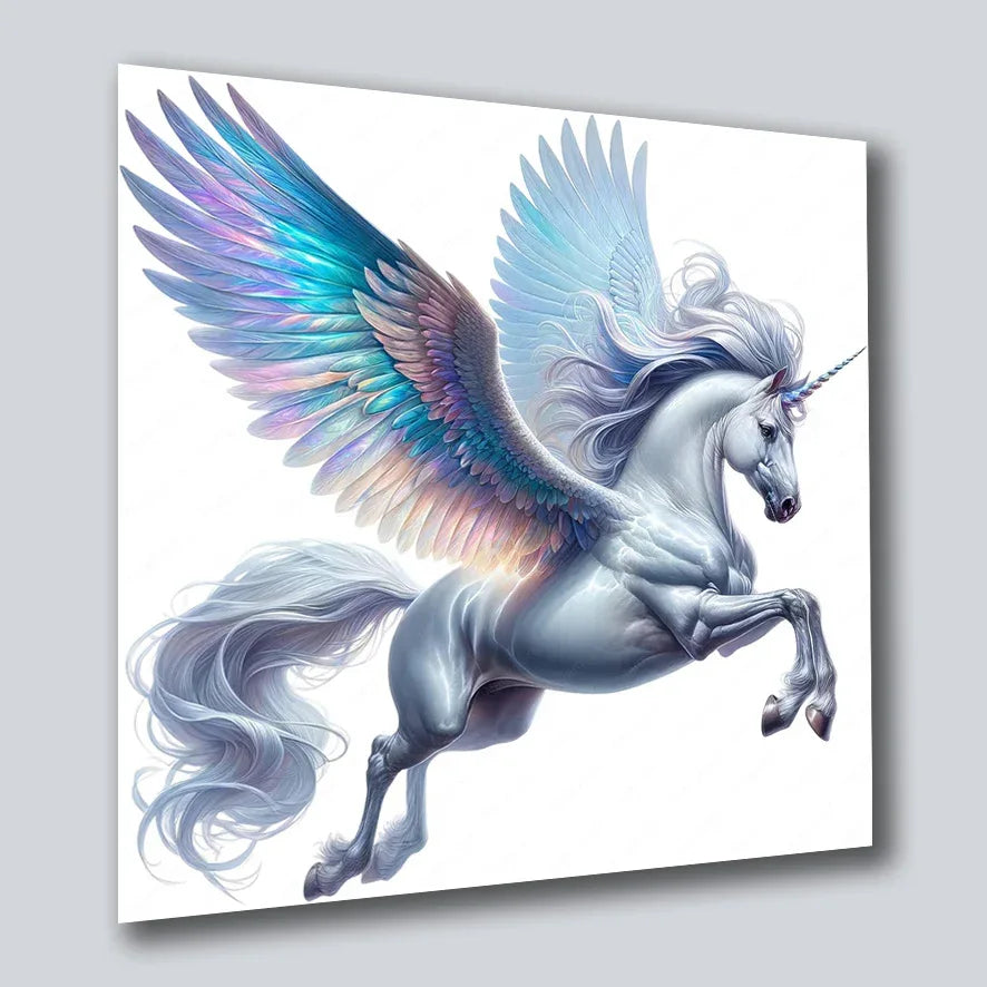 Einhorn Unicorn 6 Wandbild Kunstdruck auf Leinwand | Wandbild Galerie