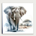 Elefant 6 Wandbild Kunstdruck auf Leinwand | Wandbild Galerie
