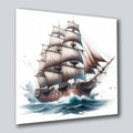 Wandbild Segelschiff antik 3 Kunstdruck auf Leinwand direkt zum Aufhängen | Wandbild Galerie