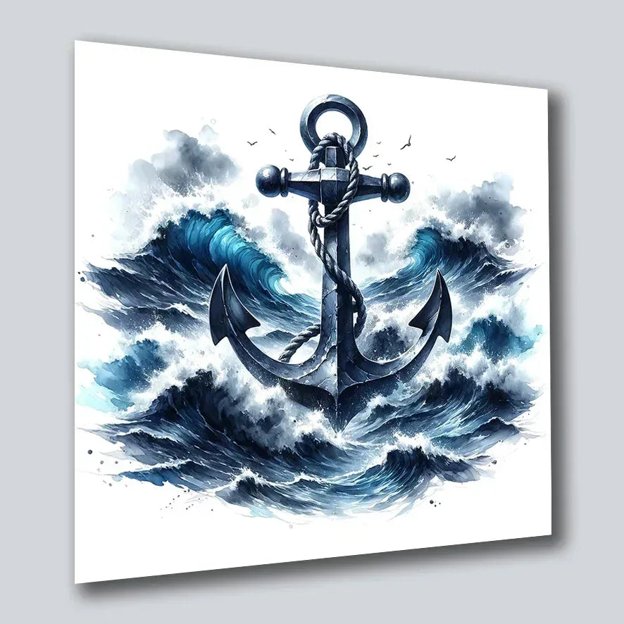 Anker 2 Wandbild Kunstdruck auf Leinwand | Wandbild Galerie