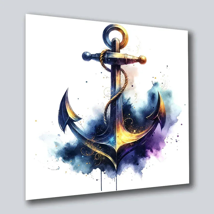 Anker 3 Wandbild Kunstdruck auf Leinwand | Wandbild Galerie