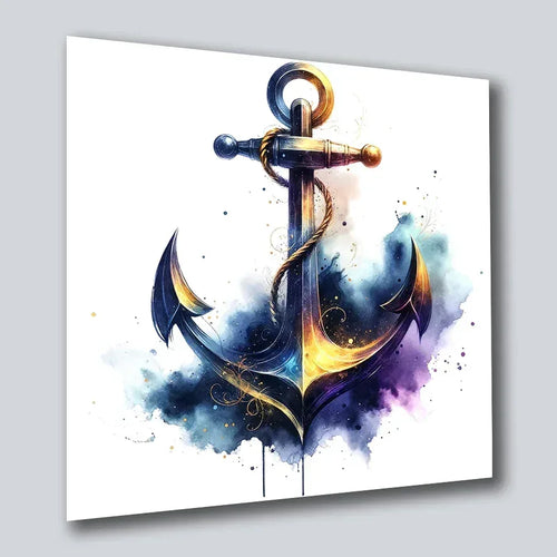 Anker 3 Wandbild Kunstdruck auf Leinwand | Wandbild Galerie