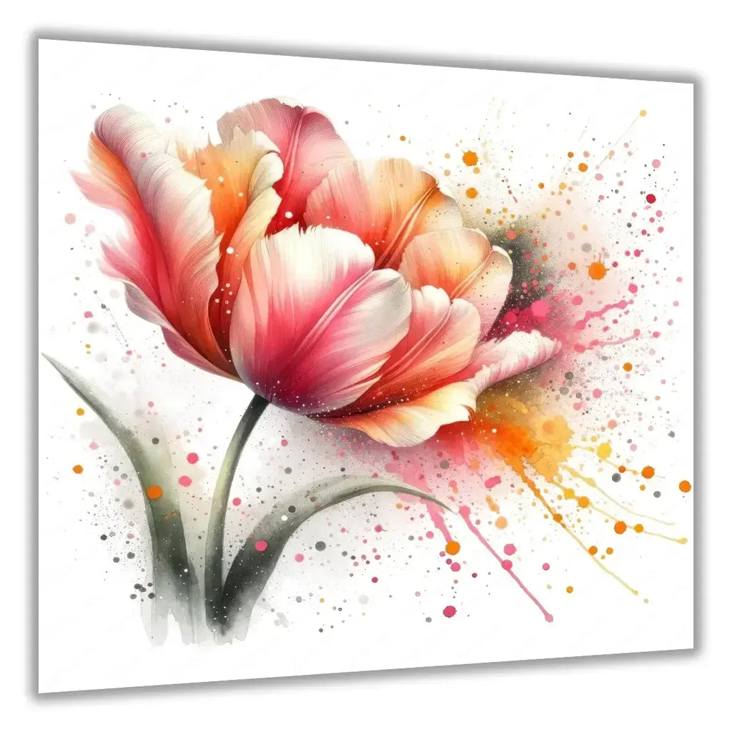 Tulpen 5 Wandbild Kunstdruck auf Leinwand | Wandbild Galerie