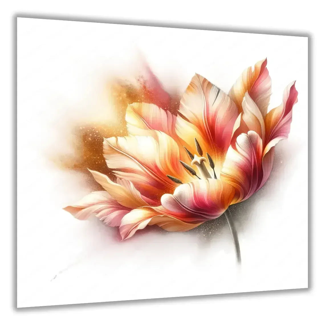 Tulpen 7 Wandbild Kunstdruck auf Leinwand | Wandbild Galerie