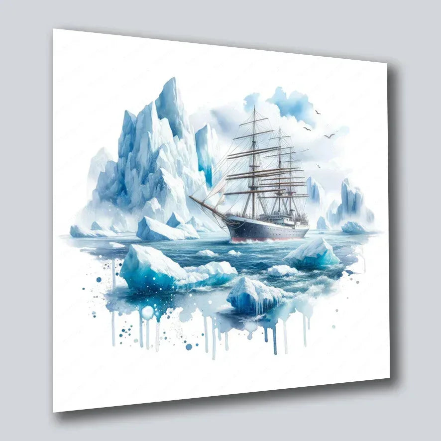 Wandbild Segelschiff antik 10 Kunstdruck auf Leinwand direkt zum Aufhängen | Wandbild Galerie