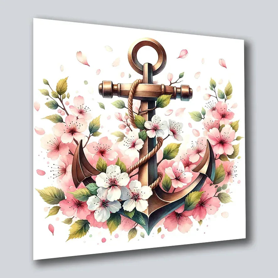 Anker 6 Wandbild Kunstdruck auf Leinwand | Wandbild Galerie